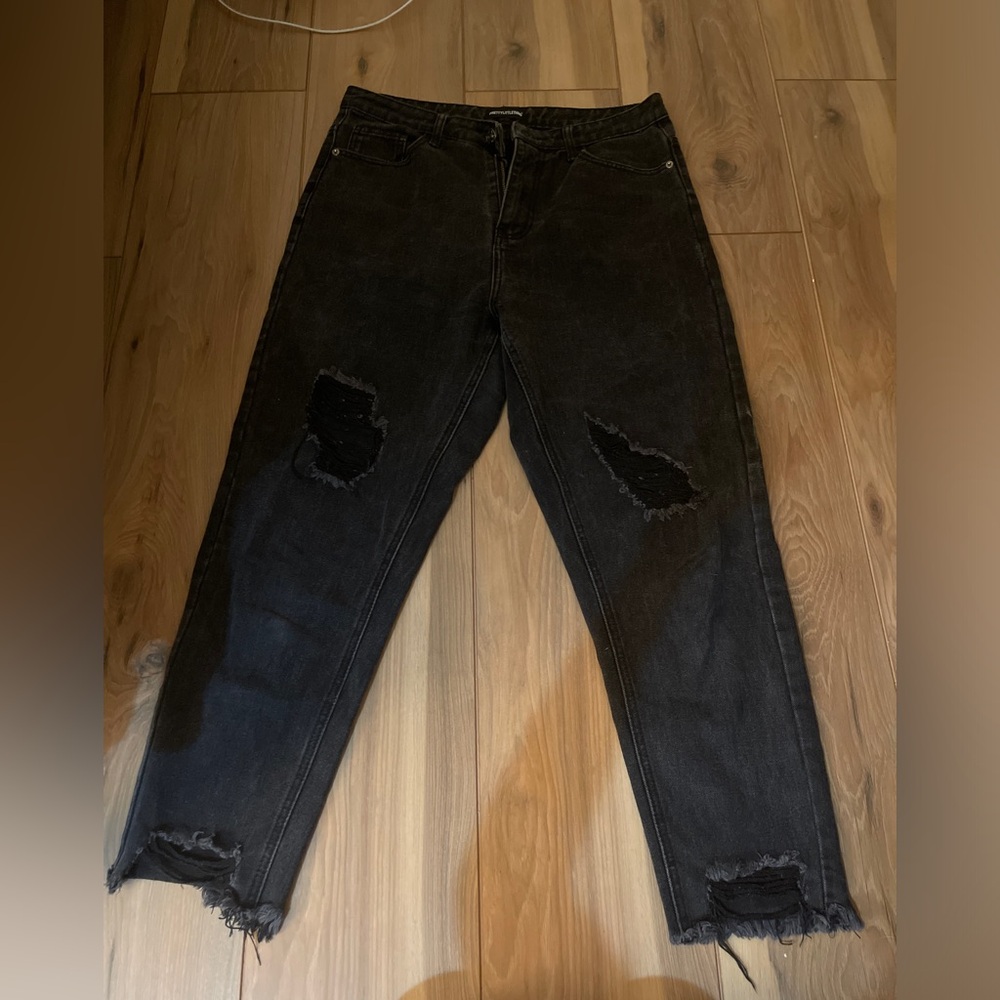 pretty little thing women’s black jeans!